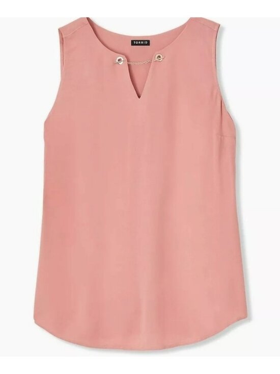 Tops - Crepe Chain Tank